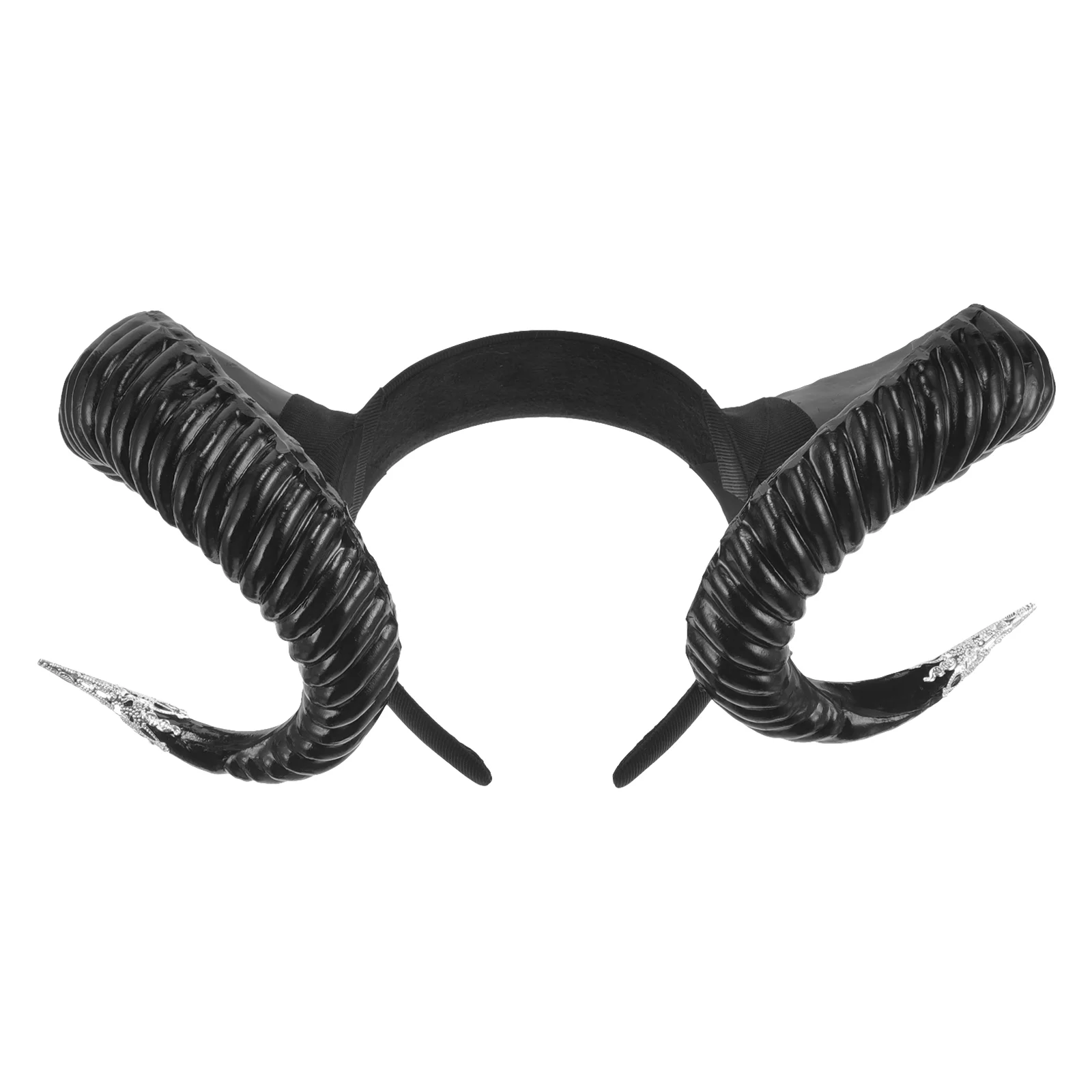 Black Single Horn Headband Horns Headband For Hair Accessories Party Headbands Headdress Cosplay Costume Headwear