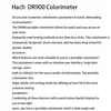 Hach  DR900 Colorimeter Portable Colorimeter water analyzers water analyzer multi-parameter 4