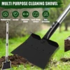Garden Cleaning Shovel 47inch Adjustable Handle Rustproof Manganese Steel Weed Scraper Planting Weeding Courtyard Farm Tool 1