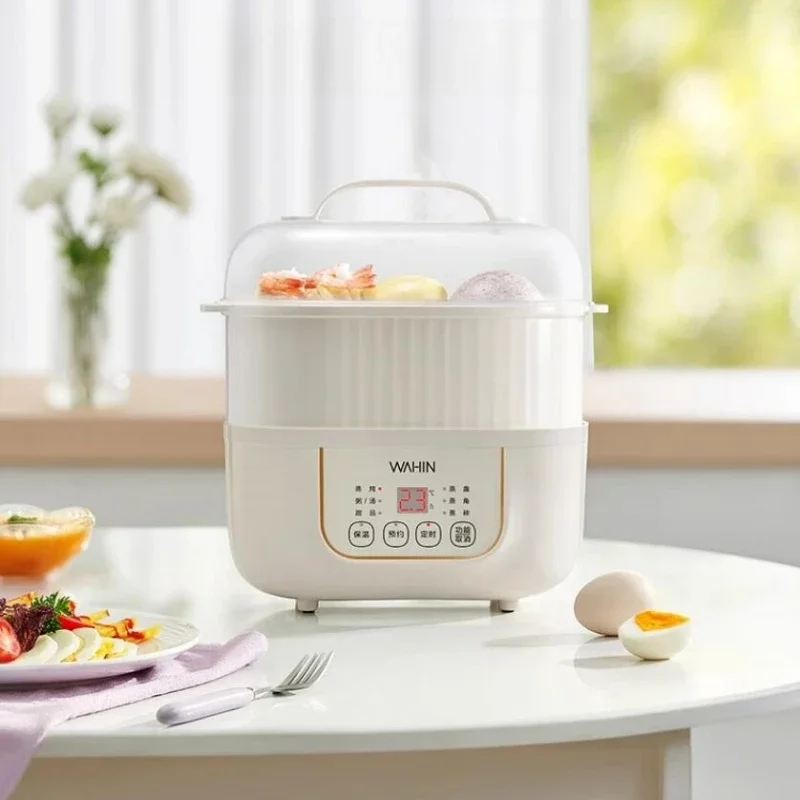 220V Electric Stew Pot Ceramic Double-bladder Electric Stew Pot Waterproof Household Automatic Soup Steamer