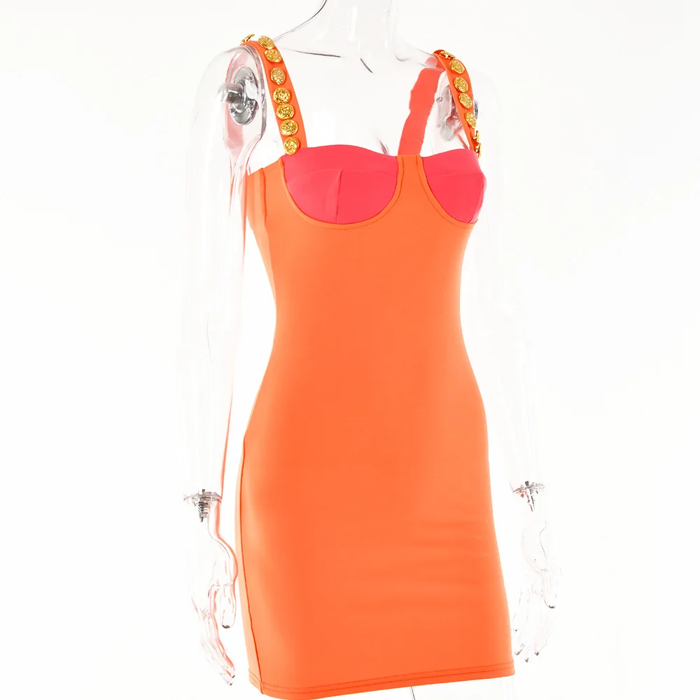 Contraste de Cor de Baixo Corte de Alta Irregular sem Encosto Vestido de Mulher Feminino Fenda Saia Longa Apertado-fitting Cinta no Peito Roupas 2022 Novo Y2k 33 Home & Garden