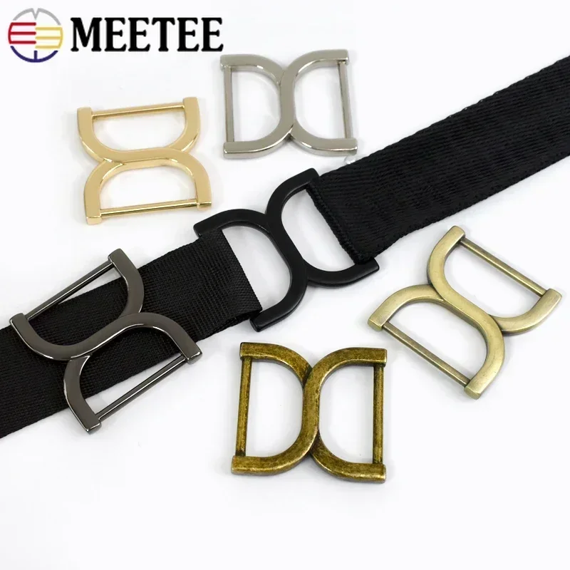 2/5/10 Pezzi 20-50mm Borsa Quadrata In Metallo Fibbia Per - Foto 4