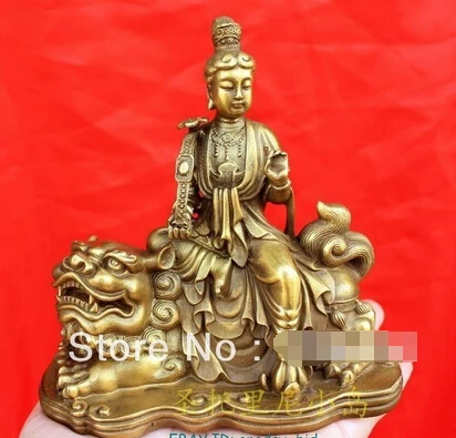 

Быстрая доставка, китайская бронза Manjusri Manjushri статуя Будды Бодхисаттва