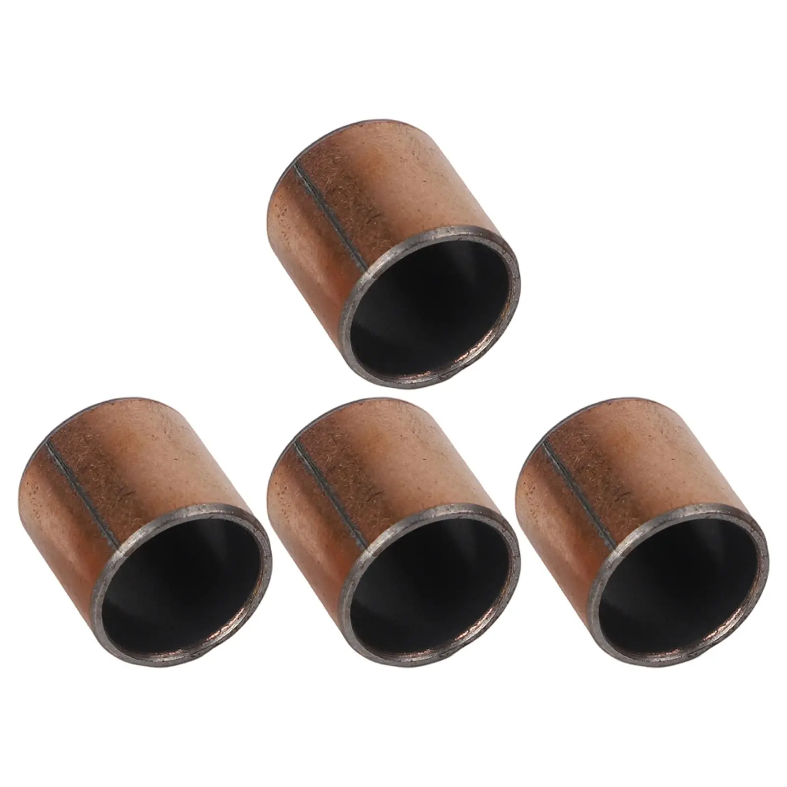 4 Stück Stoßdämpferbuchsen für hintere Stoßdämpfer auf Mountainbikes, Verbundmetall, Kupfer, DU-Buchsen, 14 x 12 x 14 mm Abmessungen – Detail 1