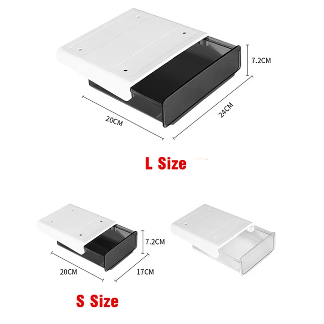 책상 아래 투명 보관함: 미관을 유지하는 보이지 않는 보관 공간