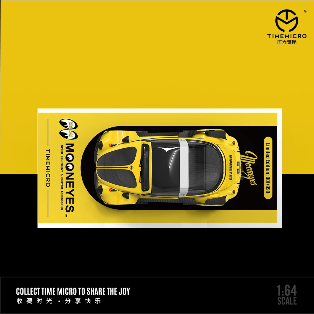 TimeMicro 1:64 Beetle wide-body version Mooneyes Theme painting