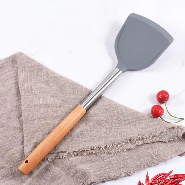 Wholesale Silicone Spatula W/ Wooden Handle