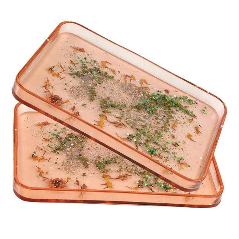 Handmade Home Decorations Mold Crystal Epoxy Mold Cup Mat Crystal Mold