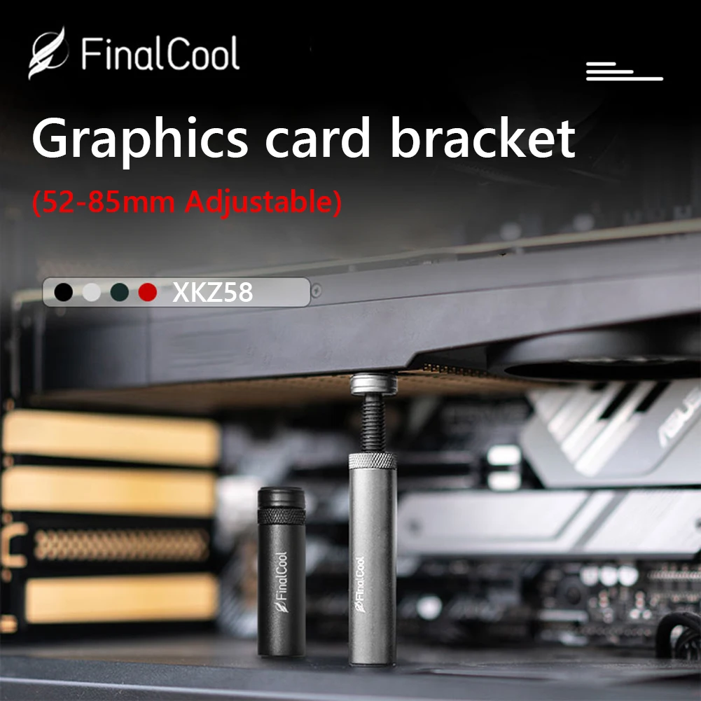 Graphics Card GPU Holder Support Adjustable Telescopic Rotary