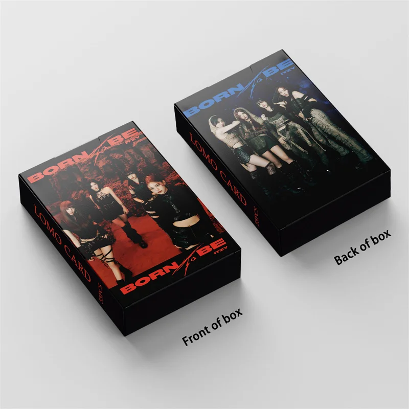 KPOP ITZY Album BORN TO BE LOMO Card YUNA YEJI Lia RYUJIN CHAERYEONG Gift Postcard Photo Card 55pcs/set album cards lomo cards bookmark postcard