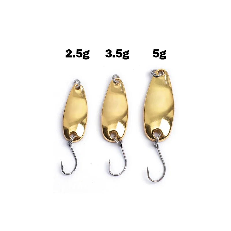 OUTKIT Premium Fishing Lure: Spoonbait Spinner with Sequins for Carp, Trout, and Bass