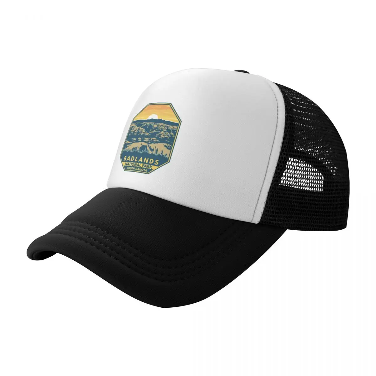 

Badlands National Park Sunset Retro Emblem Baseball Cap Hip Hop Hat Baseball Cap Hat Man For The Sun Ladies Men's