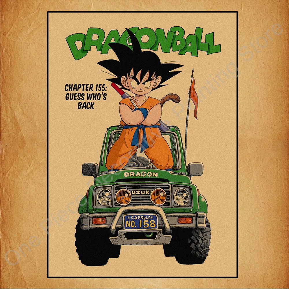 バンダイクラシックアニメレトロドラゴンボール HD ポスター悟空