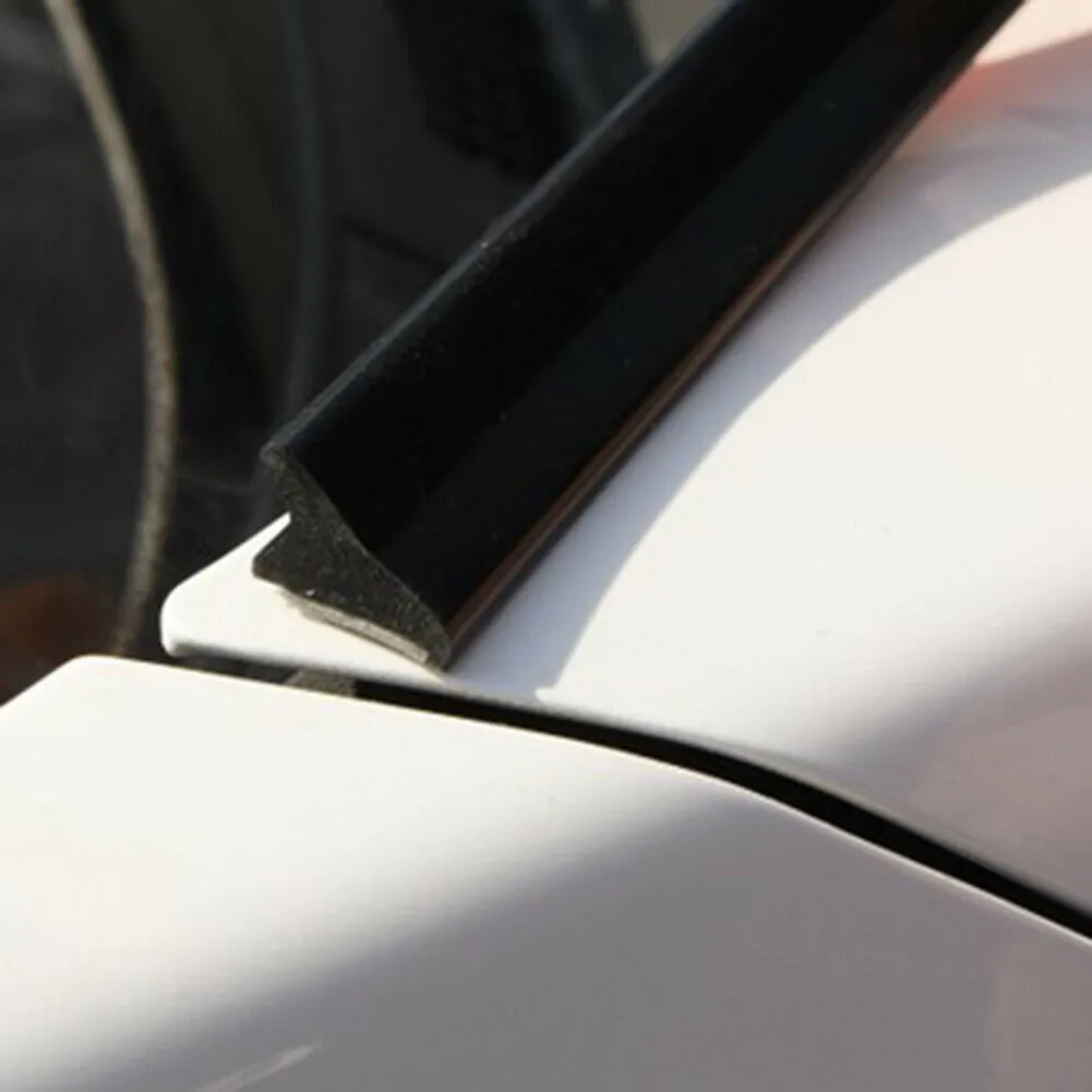 1.8M Seal Strip Windshield Auto Black Hood Moulding Rubber Trim Universal Wind Deflector Practical Accessories Auto Rubber Trim Accessories