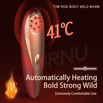 Portable Pen Vibrators Bullet Vibrators For Women dildo Clitoris Stimulator Sex toys for adults 18 Auto Heating USB Rechargeable 4