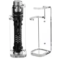 Wall-Mounted Sword Stand Practical Bracket Laser Sword Display Holder Sturdy Acrylic Lightsaber Hanging Rack Home Decoration 1
