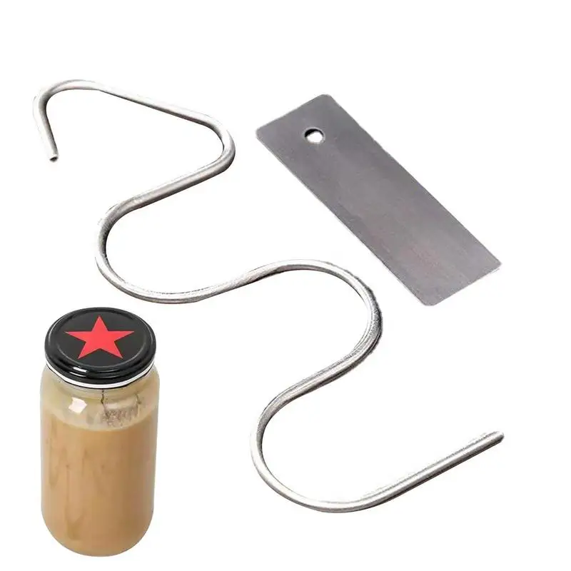 

Pea Nuts Butter Stirring Tool Stainless Steel Pea Nuts Butter Stirrer & Scraper Manual Pea NutSpreader For Mixing Various Butter