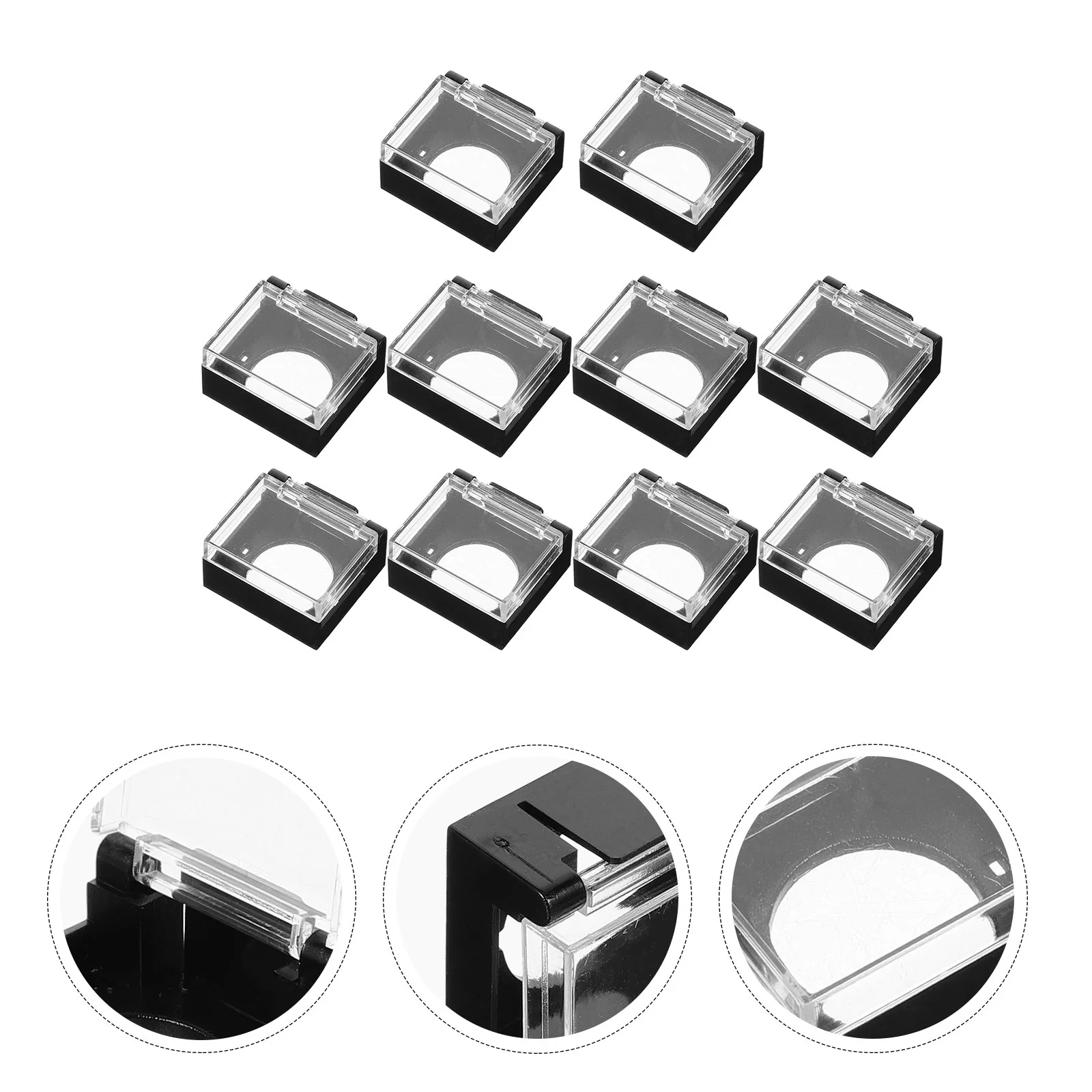 

10pcs Push Button Protectors Protective Covers Push Button Guard Protectors