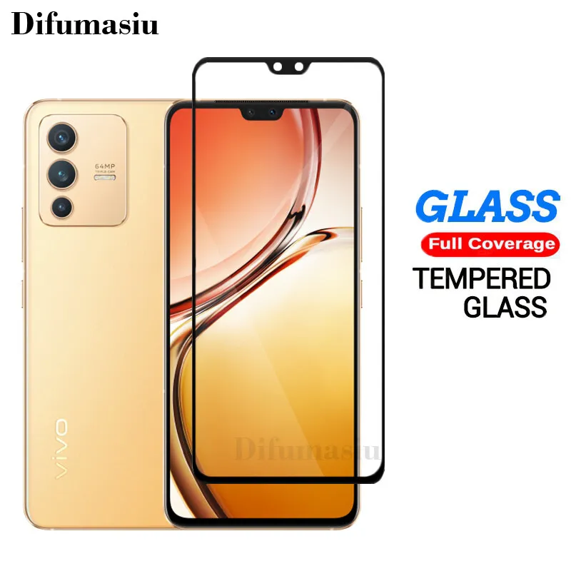 

For Vivo V23 5G Tempered Glass Vivo V25Pro V25E V23E V21E V20SE V20Pro V19Neo Glass Film T1X X70 X60 X50 Screen Protectors