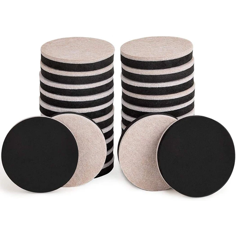 Thick Felt Furniture Sliders Pads Hardwood Floors Protector Non Slip