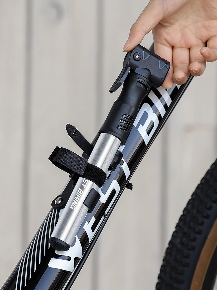 WEST RADFAHREN Mini Fahrradpumpe Radfahren Hand Luftpumpe Hochdruck Mtb Rennrad Reifen Inflator Schrader Presta Ventil Fahrrad Teile – Detail 16