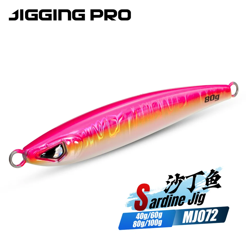 JIGGINGPRO 35g 45g 60g 80g 100g Coltsniper Metal Jigs Japan Long Cast  Jigging Lure Sea Fishing Lure