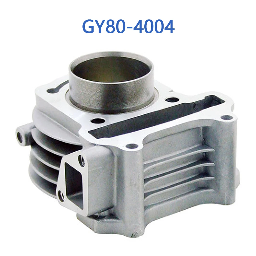 GY80-4004 GY6 80cc Cylinder Block (47mm) For GY6 50cc 4 Stroke Chinese Scooter Moped 1P39QMB Engine tj model s26 br engine aluminum alloy cylinder block 34mm cylinder liner is applicable