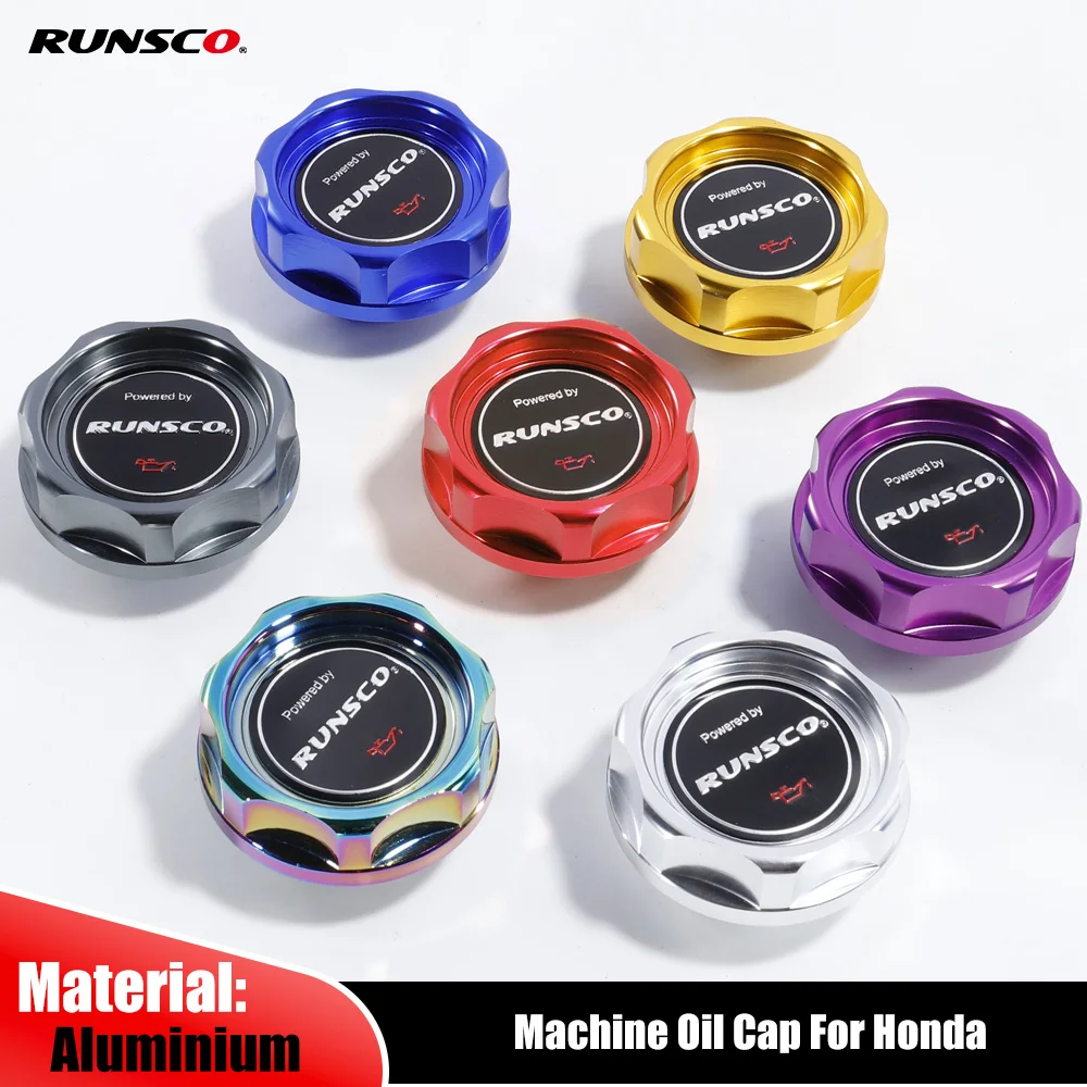 Oil Fuel Cap Fuel Tank Cover Honda Civic D/B/H/K/F/L Series CNC Aluminum