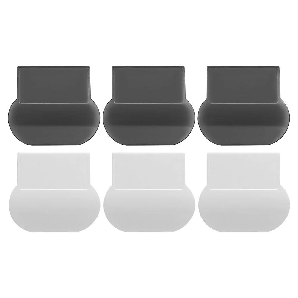 Toilet Lid Lifter Cover Silicone Handle Lever Tabs Seat Bathroom Fixture Pc Material Durability Easy Cleaning Long Term 6 Pcs