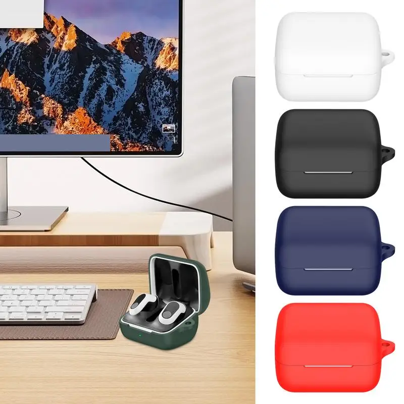

Earphone Silicone Case Headphone Organizer Soft Silicone Earphone Case Flexible Earphone Protector Multifunctional Earphone