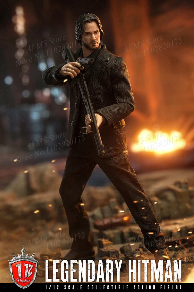 Kingdom KD-9001 John wick 1/12 ジョン ウィック Kingdom KD9001 1/12 Scale Collectible Figure Killer John Wick