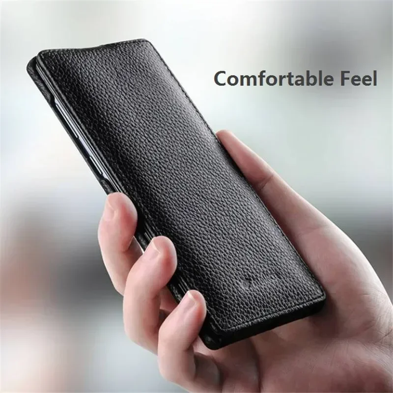 Melkco Premium Vertical Genuine Leather Case - First Layer Cowhide Cover