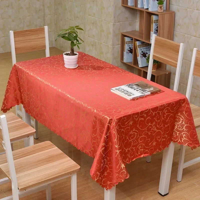 

2024 new tablecloth waterproof oil party cloth activities