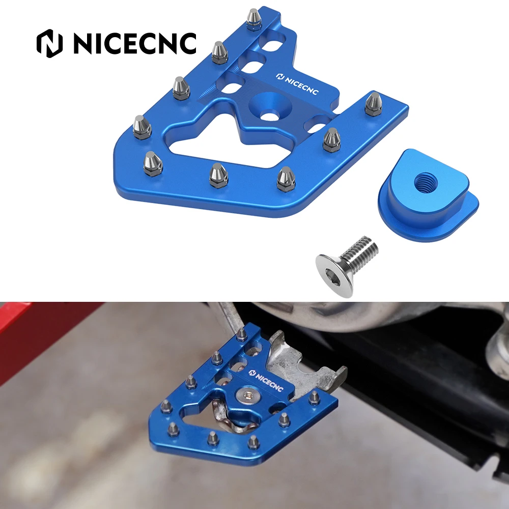NICECNC ATV Brake Pedal Step Plate Tip Extender For YAMAHA RAPTOR 700