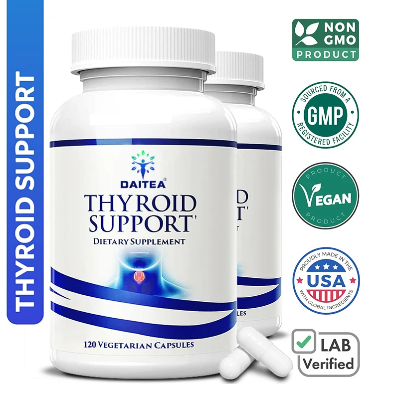 Thyroid Iodine Supplement Metabolism, Energy & Focus Formula