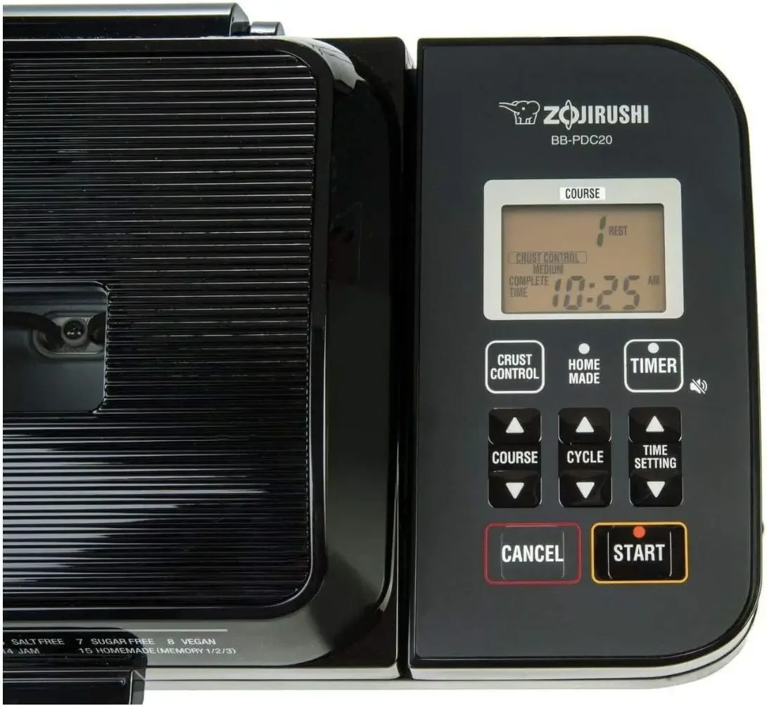 BB-PDC20BA Home Bakery Virtuoso Plus Breadmaker, 2 lb. loaf of bread 3