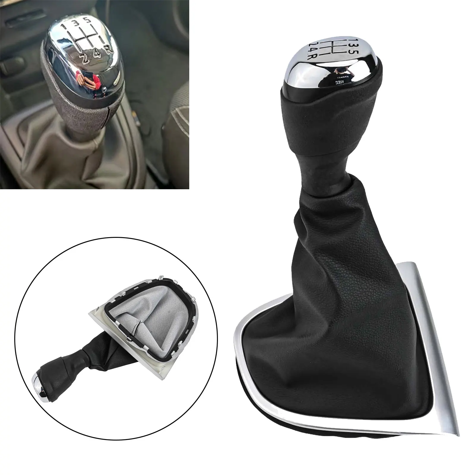 Car Interior Upgrade Shift Knob Car Modification Comfortable Grip Design DIY Installation Assistance For Clio 4