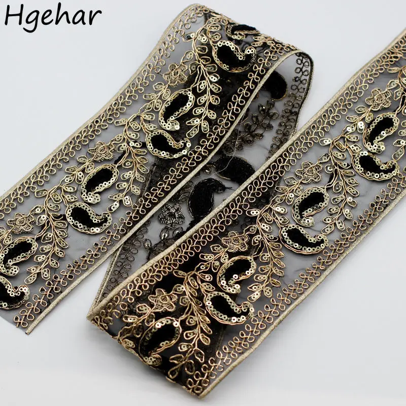 Vintage Embroidered DIY Apparel Sewing Fabric National Style Needlework Handmade Clothing Fabrics Patchwork Home Decoration New
