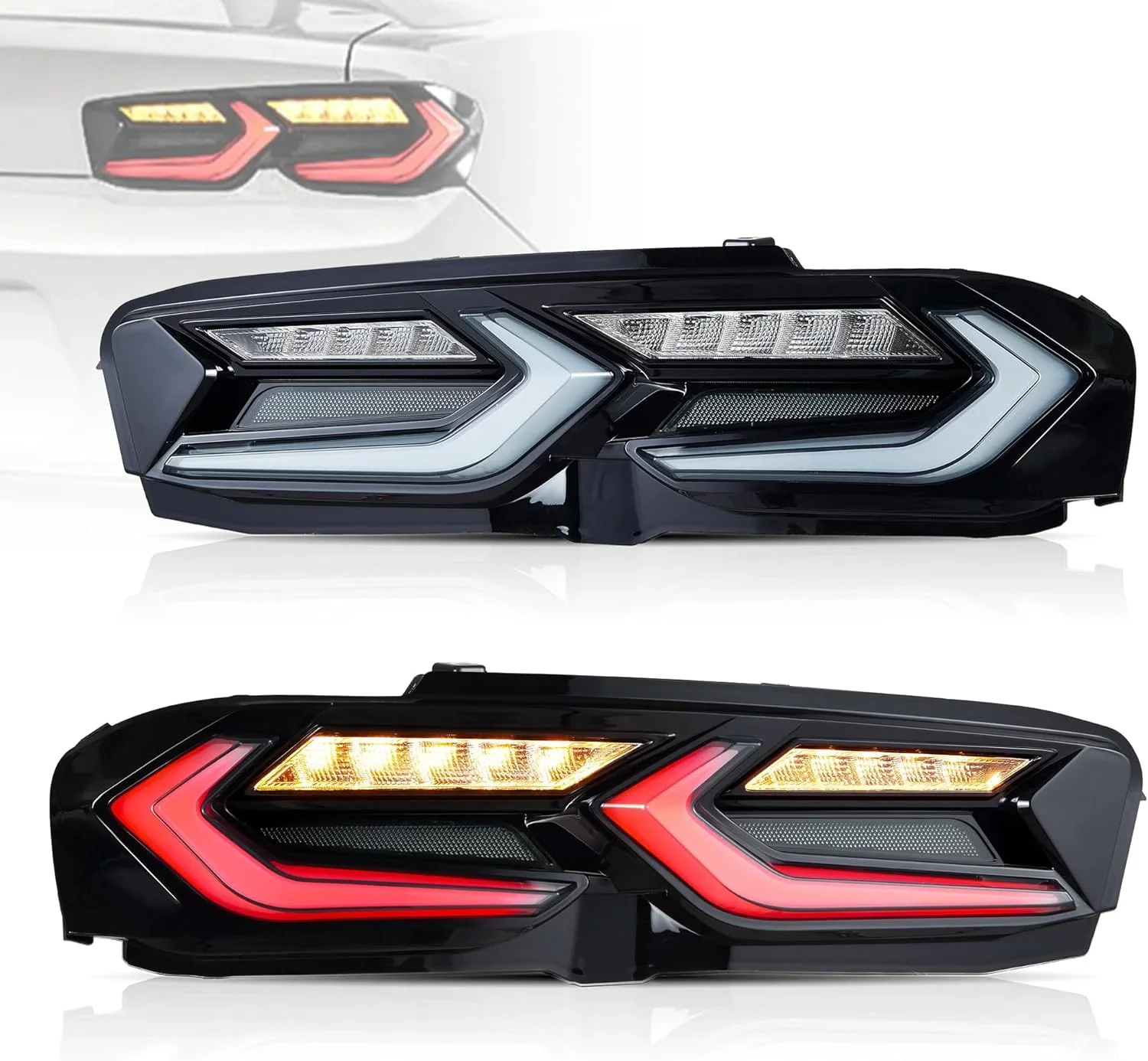 Vland Led-Achterlichten Voor Chevrolet Camaro-6e Gen Facelift (Ls, Lt, Lt1, Ss, Zl1)