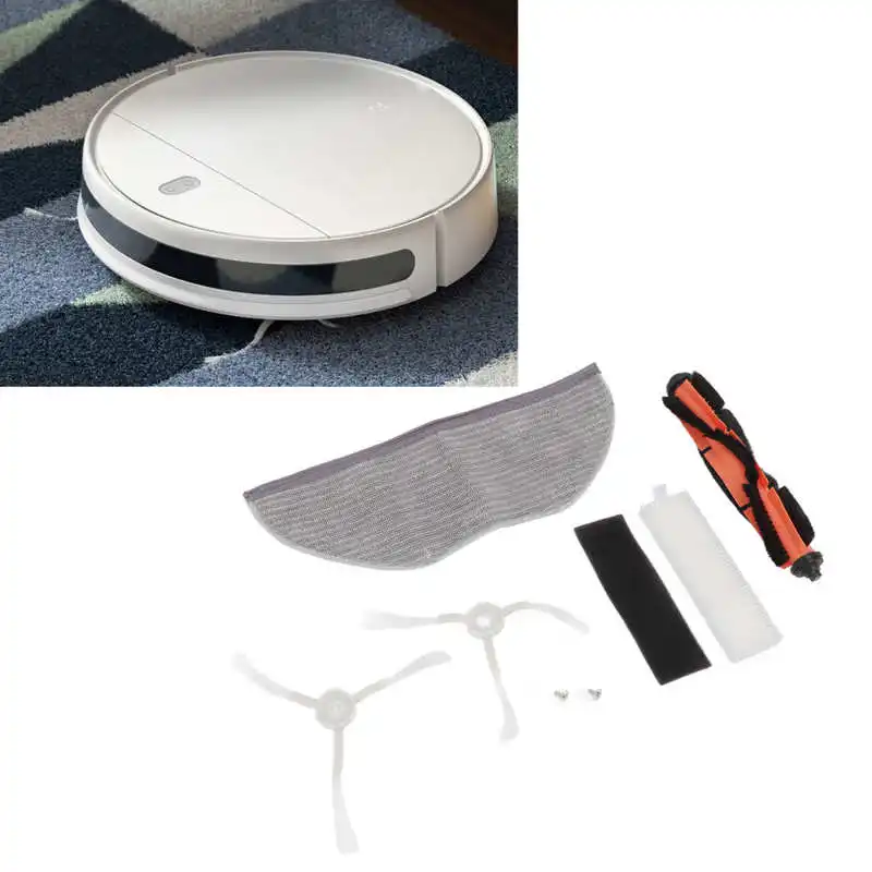 Robot Sweeper Main Brush Side Brush Filter Mop Cloth Set for Xiaomi ...