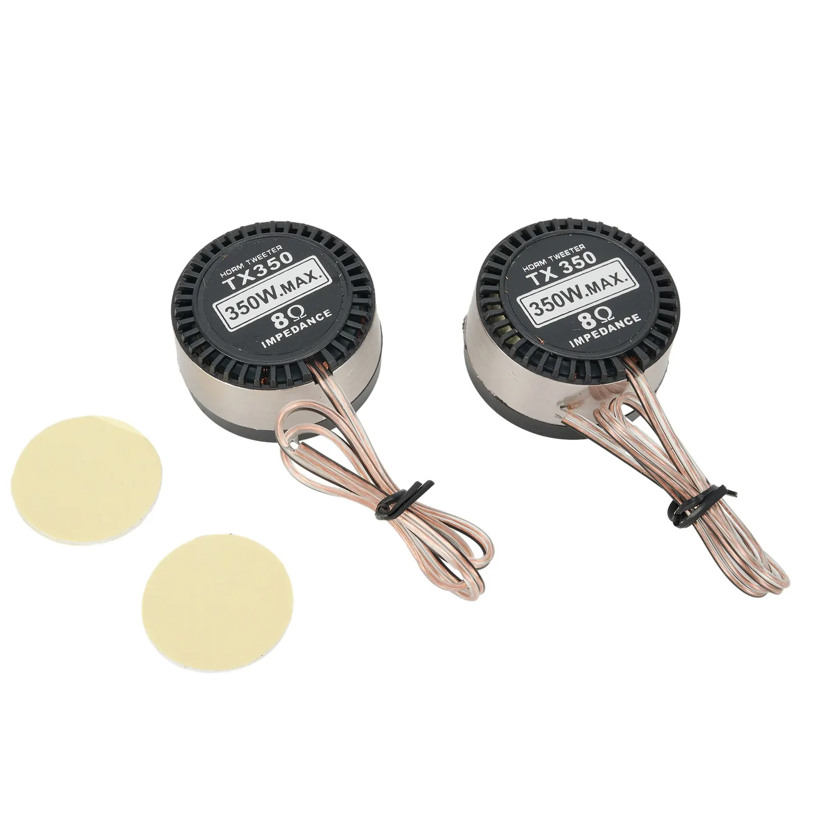2pcs 자동차 라우드 스피커 6KHz-40KHz 91dB 8Ω 12V 350W 자동차 스피커 오디오 트위터 내장 크로스오버 오디오 스피커 박스 액세서리