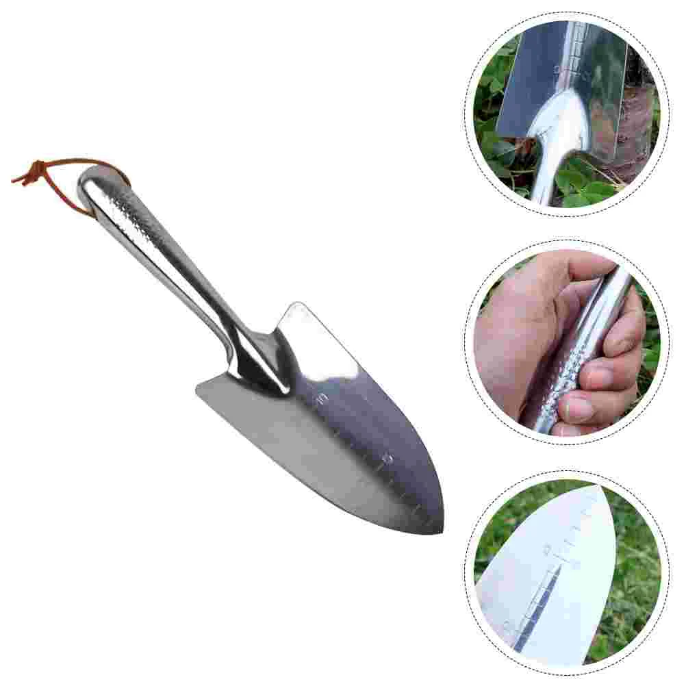 Stainless Steel Plants Hand Spade Household for Garden on Foot Small Planting Handheld Forged Weeding