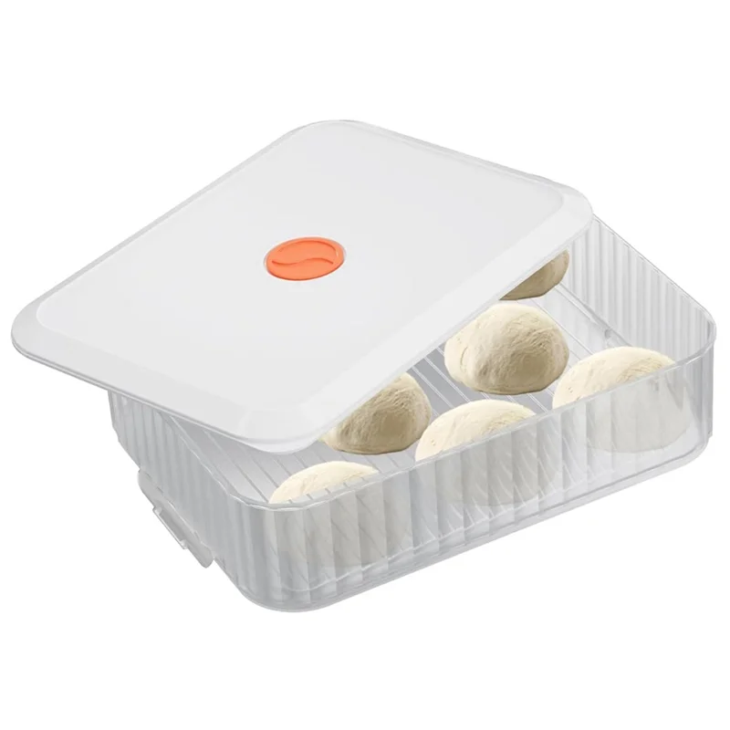 ABXF-Dough Rising Box, Pizza Dough Proofing Box, Stackable Pizza Dough Container W/Lid, Bread Fermentation Storage Boxes