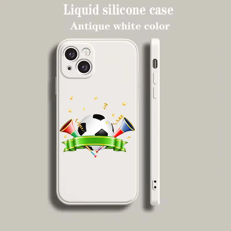 Luxury Silicone Football Phone Case - Premium Sport Design Cover