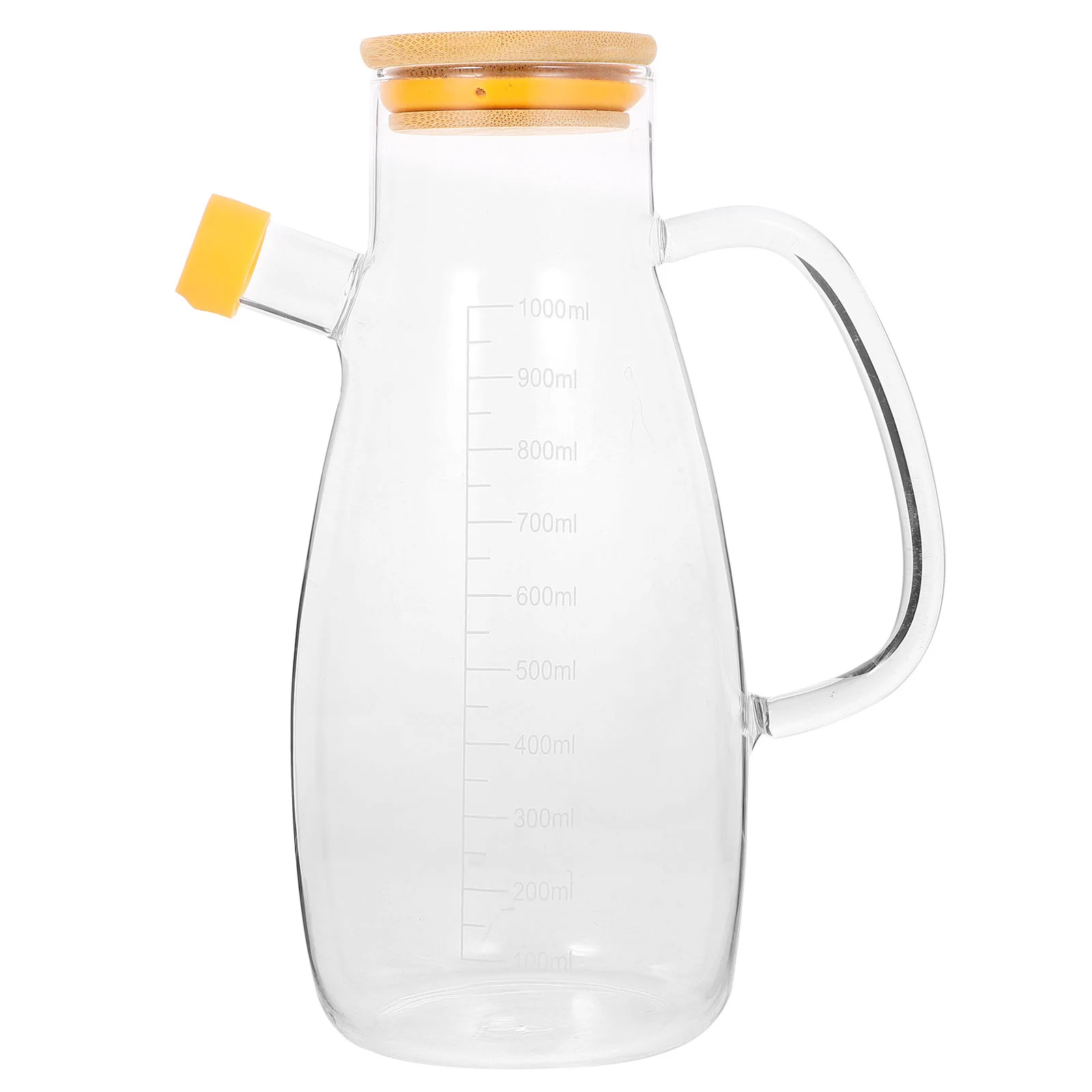 

Glass Oil Dispenser Leak-proof Vinegar Dispenser Bottle with Handle Oil Pot Scale Oil Bottle