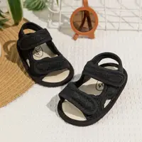 KIDSUN Summer Sandals Baby Girls Boys Shoes Open Toe Infant Shoes Newborn Rubber Sole Non-Slip First Walker Crib Shoes 4