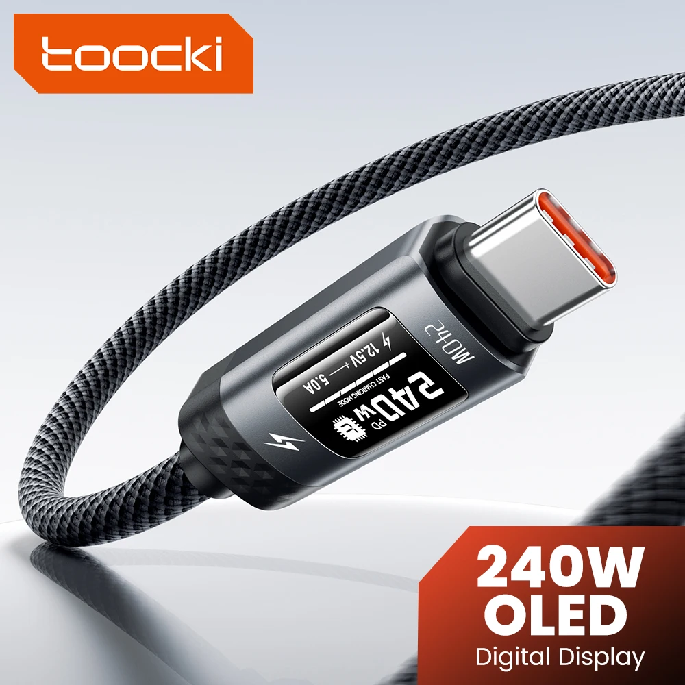 สายชาร์จ USB-C 240W พร้อมหน้าจอ OLED