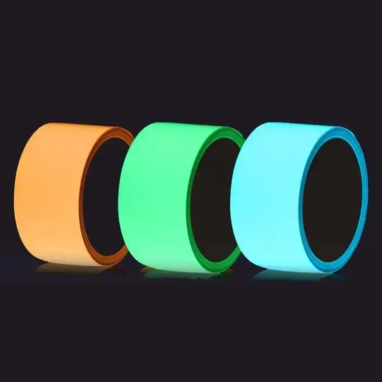 1cm/1.5cm/2cm/2.5cm/3cm/5cm*5m Glow in Dark Tapes Adhesive Safety Stickers Waterproof Photoluminescent Film Step Stairs