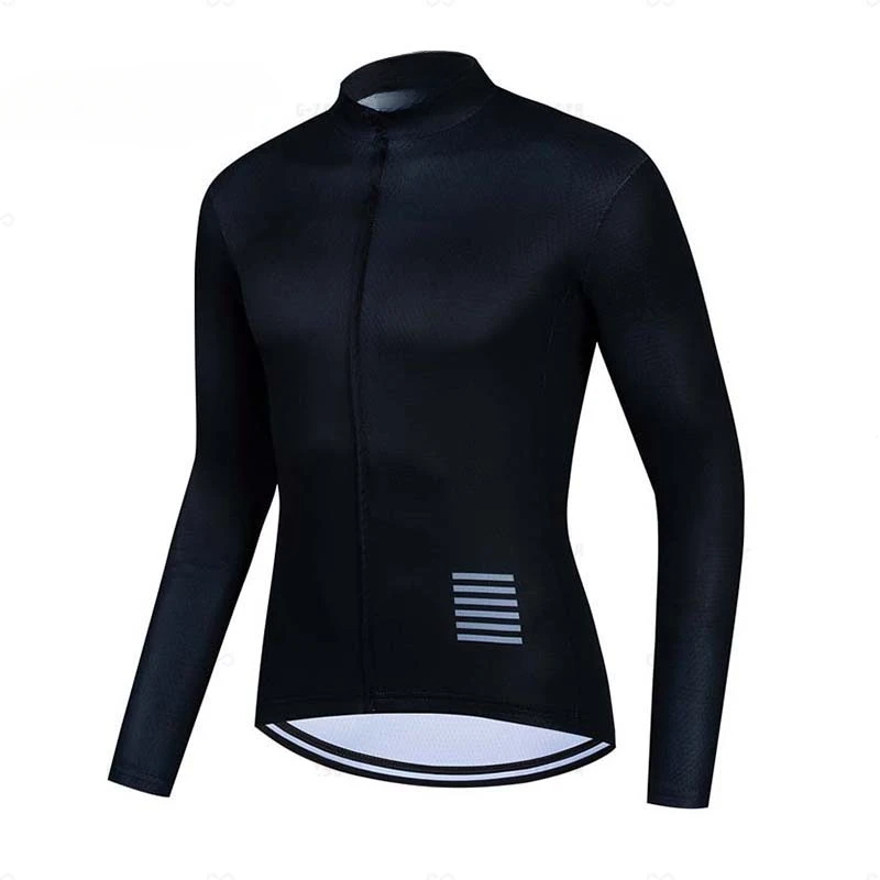 Men Cycling Jerseys White Long Sleeves Autumn Cycling Clothing MTB Pro Team Bike Shirts Bicycle Clothes 2