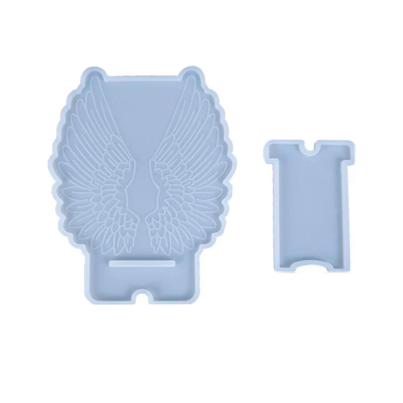 

Transparent Silicone Mould Dried Flower Resin Decorative Craft DIY Wings Mobile Phone Holder Mold Epoxy Resin Molds